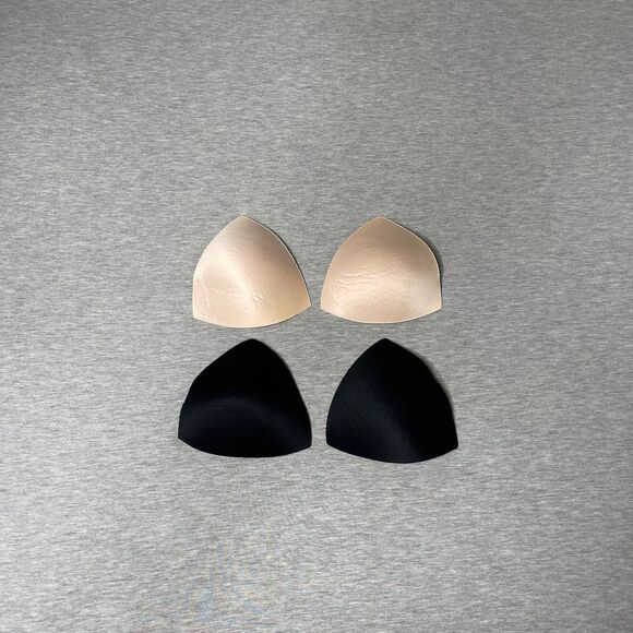 Victoria’s Secret Black & Nude Bra Pad Inserts 4 PCS. Set - Picture 1 of 3